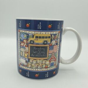 School Days Lang & Wise Coffee Mug Susan Winget Reading Writing Arithmetic 12 oz
